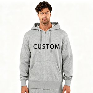Sudadera con Capucha Personalizada con Pedrería, 100% Algodón, Unisex, Sólida, de Invierno, Holgada, con Bolsillos, Transpirable, 550 Gramos, Gruesa - Product Image 2