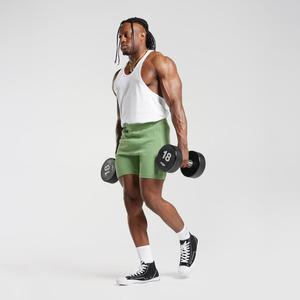 Pantalones Cortos de Verano de Diseño Personalizado, Estilo Urbano, Deportivos, con Bloques de Color, Casuales, de Poliéster, Impermeables, Tejidos, Sólidos, para Hombre - Product Image 6