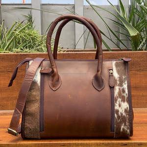 2025, superventas, bolsos de mano de cuero de vaca para mujer, bolsos de mano de cuero genuino de gran capacidad, bolsos de hombro a la moda para mujer - Product Image 5