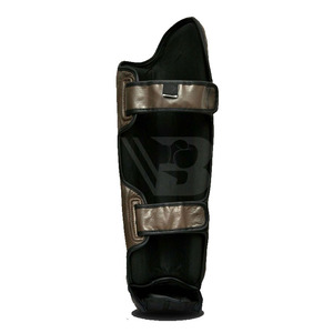 Protections de tibia pour boxe à usage professionnel, pour l'entraînement au MMA et au kick-boxing, avec logo personnalisé, design respirant et protection complète - Product Image 2