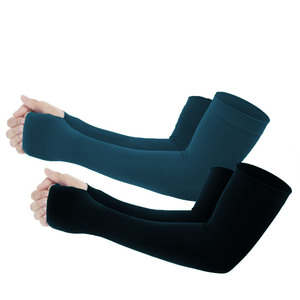 Water Resistant Sweat-Wicking Logo UV Protection Cooling Eco-Friendly Water Resistant Arm Sleeves for Basketball Running - Product Image 3