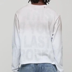 Vale High Quality Acid Wash Distressed Ripped Rhinestone Men's T-<b>Shirt</b>, <b>Y2K</b> Designer Summer Oversized High Street Short Sleeve - Product Image 2