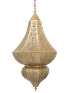 Lanterne marocaine élégante en métal, artisanale, à suspendre, pour la décoration de restaurants, d'hôtels et de maisons - Product Image 3