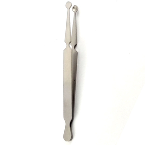 Pince à percer professionnelle de 11,5 cm en acier inoxydable mat et brillant, pinces de maintien pour perles, outils de piercing corporel - Product Image 3