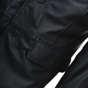 Cheap Rate Men <b>Leather</b> <b>Blazer</b> Breathable Custom Made Comfortable Top Trending Active Wear Men <b>Leather</b> <b>Blazer</b> with Best Style - Product Image 6