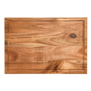 Planche à découper en bois artisanale de qualité supérieure, en bois massif naturel, avec une finition polie et lisse, robuste et durable - Product Image 2
