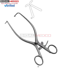 Rétracteur JACKSON BURROWS à bout arrondi 185 mm, auto-fixant, pour abdomen, instruments médicaux, prix de gros - Product Image 5