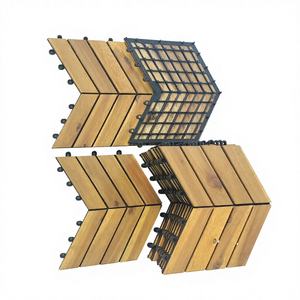 Interlocking Waterproof Wood Plastic Composite <b>Deck</b> Tiles Modern Design Dual Lock Outdoor Non-Hydrophilic 2-Year Warranty - Product Image 1