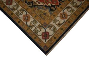 Organic Jute Handknotted Area Rug | Classic Natural Pile Living Room Carpet | Fine 7/30 Weave | Hand Made in India | A-9 HB-1254 - Product Image 4