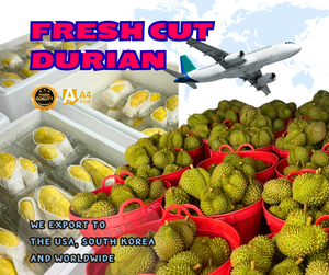 Durian Premium de Thaïlande, chair dorée sucrée, export en gros, morceaux de durian congelés, pulpe, goût original thaïlandais pour les importateurs - Product Image 1