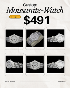 New Trendy Hip Hop <b>Watch</b> Bussdown Moissanite <b>watch</b> Quartz Wristwatch Round Dial Stainless Steel Band Water Resistant - Product Image 1