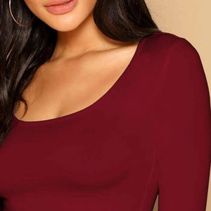 Plain Black Color <b>Rhinestone</b> Embedded Women Full Sleeve Crop <b>Top</b> Easy To Wear Lightweight Women Full Sleeve Crop <b>Top</b> - Product Image 6