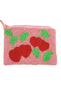 <b>Vintage</b> Seed Beaded Coin Purses for Women Girls Hand Embroidered <b>Mini</b> Zipper Bag Customizable Colors Christmas Parties - Product Image 2