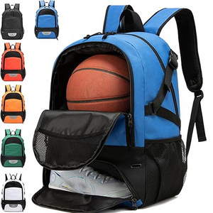 New Custom Eco-friendly Microfiber Basketball <b>Backpack</b> with 30-<b>40L</b> Capacity Softback Design for Outdoor Travel Made in Pakistan - Product Image 3
