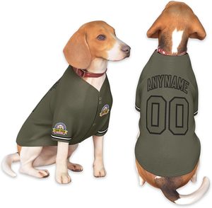 Camiseta Deportiva para Perro Estilo Béisbol, Personalizada, de Malla Suave de Poliéster, Antibacteriana, con Estampado por Sublimación, para Verano - Product Image 1