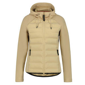 New Release Women's Down Jacket Puffer Jackets Standard Bomber Jacket Knitted Ladies Winter Coats Hooded <b>Light</b> - Product Image 6