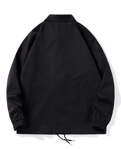 เสื้อโค้ชคุณภาพสูงปี 2026 ขายส่ง เสื้อโค้ชผู้ชายแบบไม่มีลาย สกรีนโลโก้ได้ ไซส์ใหญ่ เสื้อโค้ชกันลม - Product Image 6