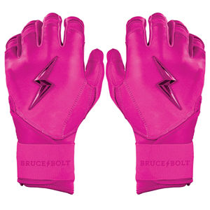 Max Clark Signature Series Long Cuff Batting Gloves - Pink Batting Gloves Spandex/Polyester Baseball Training - Product Image 1