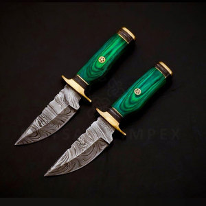 Lot de couteaux de chasse Damas mixtes avec étui – Livraison immédiate, stock disponible, vente en gros uniquement, option de sélection et d'assemblage de couteaux - Product Image 4