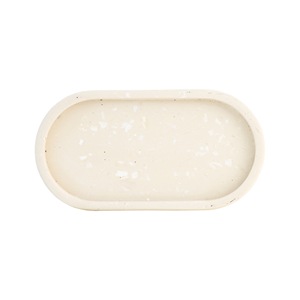 Bandeja de Servir Ovalada de Mármol Beige, Hecha a Mano, Moderna, Resistente al Fuego, Decorativa para Cocina, Sala de Estar, Revestimiento de Paredes de Villa - Product Image 4