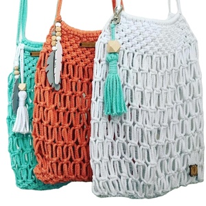 Eco Friendly Organic Cotton Organic Fruit Vegetable Cotton Mesh Produce Bag for Organic Fruit Grocery - Product Image 1