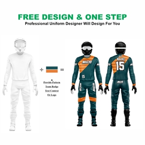 Tenues de course de motocross, VTT, BMX, tout-terrain, ATV, de qualité supérieure, en tissu luxueux, avec impression sérigraphique en silicone, design populaire 2027 - Product Image 2