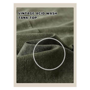 Débardeurs de sport pour hommes, T-shirts sans manches, T-shirts de musculation, T-shirts de gym délavés à l'acide, pour la course, la plage, coupe ample, athlétiques, été, fitness - Product Image 5