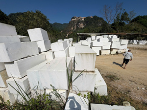 Bloque de Mármol Blanco Cristalino de Vietnam, Gran Tamaño, Directo de Cantera, Mármol Natural Impermeable, para Uso en Interiores de Apartamentos Modernos, Ecológico - Product Image 3