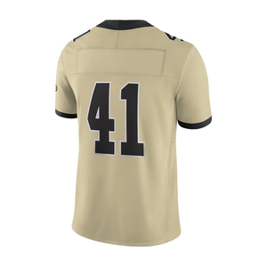 Maillot de football américain personnalisé, nouveau design OEM, impression numérique de haute qualité, respirant, manches courtes, grande taille, protection UV 100% - Product Image 4