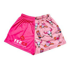 Pantalones Cortos Deportivos de Poliéster con Cintura Elástica y Estampado Personalizado para Adultos - Antibacterianos, con Logotipo Personalizado e Impresión Digital - Product Image 2