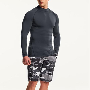 Factory Direct Sublimated Jiu Jitsu Rashguards Design Your Own Custom Rash Guard Longs Sleeve <b>Surf</b> Logo MMA BJJ Rash Guards Mens - Product Image 6