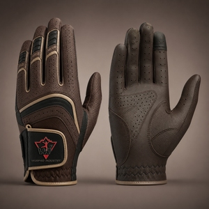 Golf <b>Gloves</b> Premium Soft Leather Comfortable Breathable Grip Enhanced Sports <b>Gloves</b> For Training Practice And Tournament Play - Product Image 4