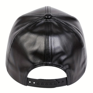 High-Quality Suede Leather Cap Classic Fall Fashion Men's Vintage Genuine Leather Newsboy Cap Retro <b>Flat</b> <b>Hat</b> - Product Image 5