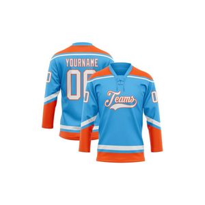 Maillot de hockey sur glace USA à prix abordable, logo personnalisé, coutures durables, 100% haute qualité, prix usine, commande en gros, uniforme directement de l'usine - Product Image 6