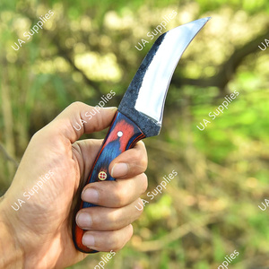 Cuchillos de Supervivencia y Caza de Hoja Fija Tipo Pico de Halcón, Hechos a Mano, de Acero al Carbono de Grado Industrial, Venta al Por Mayor, Soporte para Personalización OEM/ODM - Product Image 3