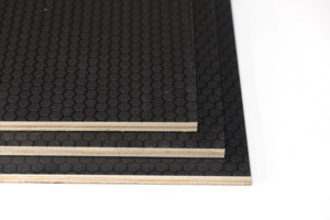 ไม้อัดเคลือบฟิล์มกันลื่นสำหรับพื้นอุตสาหกรรม หนา 12 มม./15 มม./18 มม. เคลือบฟีนอลิกทันสมัย เกรดพรีเมียม - Product Image 2