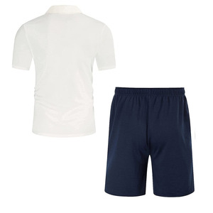 Conjunto de Camiseta Polo y Pantalones Cortos de Verano para Hombre EKIN IMPEX, Ropa Deportiva de Dos Piezas a Rayas, Transpirable, Estilo Casual, OEM/ODM - Product Image 2