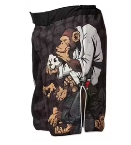 Pantalones cortos MMA para hombre, pantalones cortos de entrenamiento de combate de secado rápido, ropa deportiva atlética transpirable - Product Image 2
