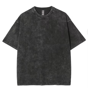 SELF INDUSTRIES T-shirts décontractés pour hommes en popeline de polyester/coton respirante à manches courtes avec fermeture à bouton unique pour l'été - Product Image 1