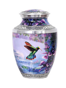 Decorative Brass Cremation Urns for Adult Ashes Handmade Urns for Male and Female Decorative Urns Funeral Urns - Product Image 2