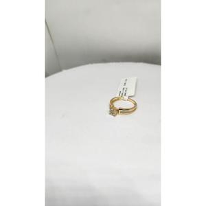 Anillo de Mujer de Oro de 9K con Acabado de Lujo, con Pequeños Diamantes Naturales de 0.17ct, Color HI, Pureza SI, Chapado en Rodio, Certificado IGI - Product Image 5