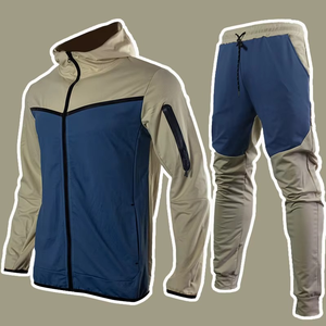 Ensemble de survêtement 2026 très populaire pour hommes, séchage rapide, 100 % polyester, confortable, anti-humidité, grandes tailles, tenue de sport - Product Image 3