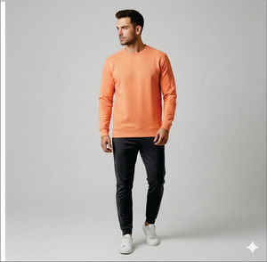 เสื้อฮู้ดไหมพรมถักสำหรับฤดูหนาว ผ้าฟลีซเนื้อนุ่มคุณภาพสูง พิมพ์ลายโลโก้ตามสั่ง ขนาดใหญ่พิเศษ ระบายอากาศได้ดี เป็นมิตรต่อสิ่งแวดล้อม เสื้อสเวตเชิ้ตผู้ชาย - Product Image 4