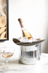 Golden beverage tub hotel <b>serving</b> bucket tabletop wine cooler luxury bar decor elegant ice container beer chilling bucket brass - Product Image 2