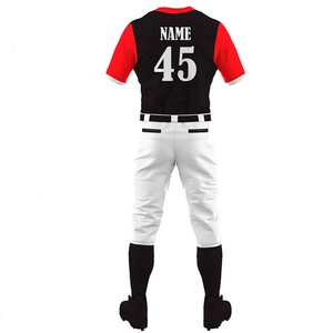Conjunto de uniformes de béisbol personalizados, camisetas y pantalones de equipo al por mayor, ropa deportiva de poliéster transpirable, camisetas de béisbol sublimadas personalizadas - Product Image 4