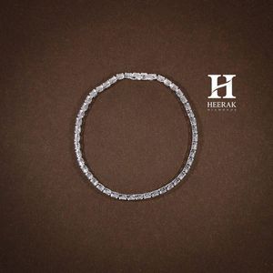 Heerak Diamonds Luxury Emerald Cut Diamond Tennis <b>Bracelet</b> 18K <b>White</b> Gold Rhodium Plated IGI Certified Classic Bridal Jewelry - Product Image 4