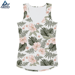 Newest Trendy Customized Made Workout Fitness Wear Tank <b>Tops</b> Good Selling Best Soft Fabric Sublimation Print Women Tank <b>Top</b> - Product Image 5