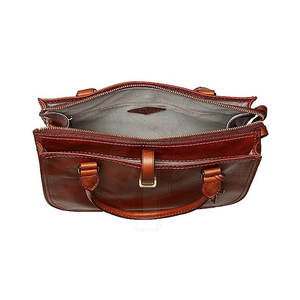 Custom Vintage Real Leather Women Tote Bag Genuine Full Grain Leather Ladies Fashion <b>Handbag</b> Top Quality - Product Image 5
