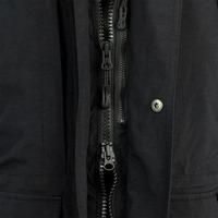 Veste imperméable à capuche pour homme, coupe-vent, color-block, fermeture éclair longue, avec poches, coupe classique, pour usage extérieur