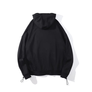 Sweat-shirt unisexe à capuche avec motif en strass, en molleton, surdimensionné, décontracté, streetwear - Product Image 2
